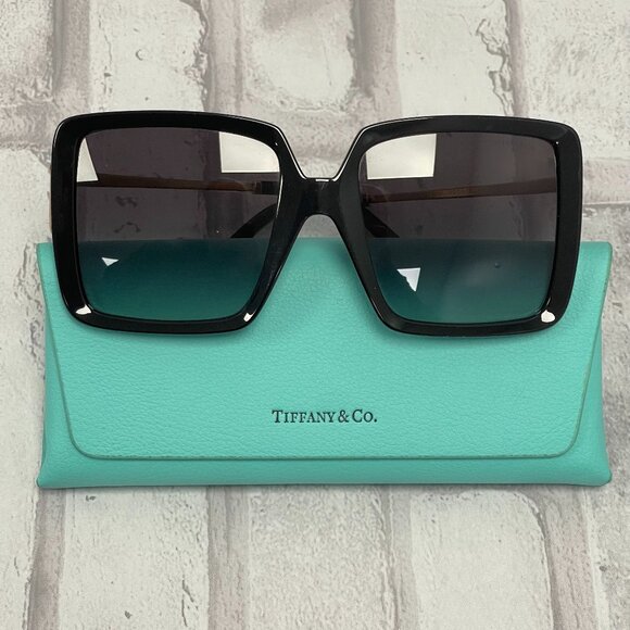 Tiffany & Co. TF4212U Black/Grey Gradient Women\'s Sunglasses - Preowned
